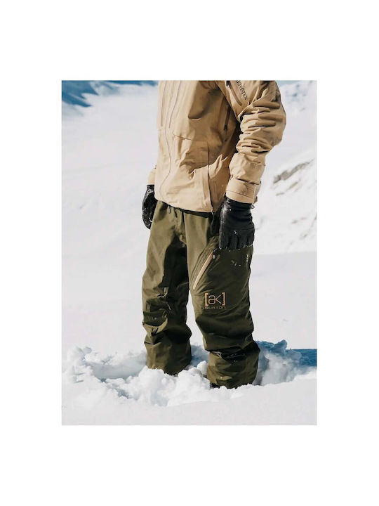 Burton AK Leather Tech Ανδρικά Γάντια Σκι & Snowboard Μαύρα