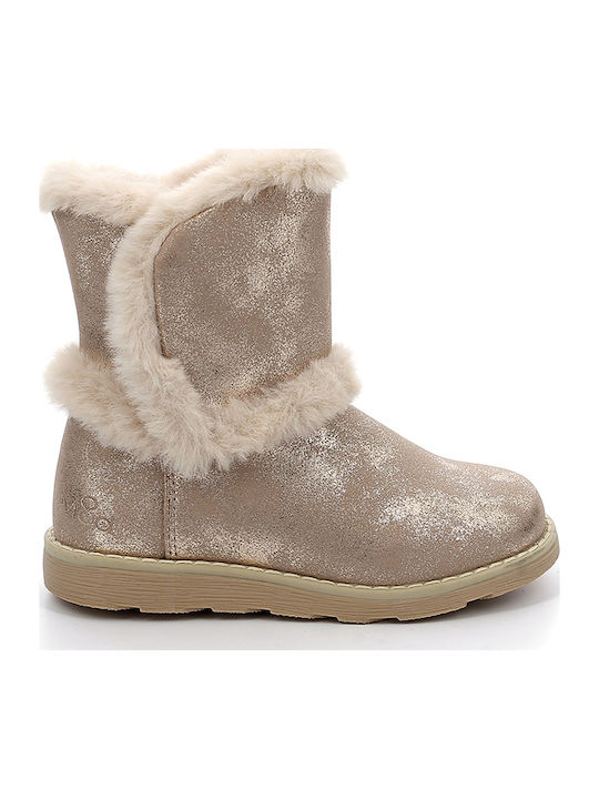 Aldoux Suede Kinderstiefeletten mit Reißverschluss Rosa