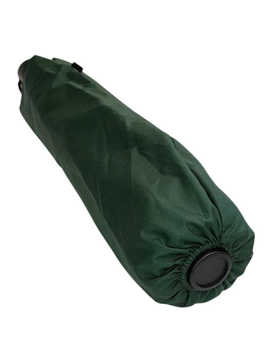 Blue Drop Windproof Automatic Umbrella Compact Green
