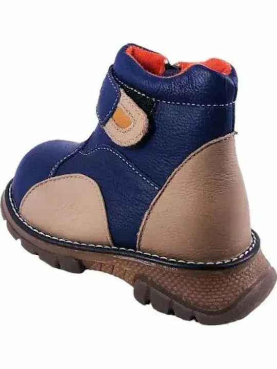 Lederne Kinderstiefel Blau