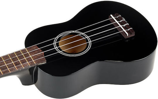 Harley Benton UK-12 Soprano Ukulele Black