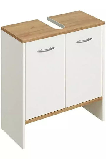 Ντουλάπι Μπάνιου Μοντέρνο Λευκό Δρυς – 50x62x35cm Ντουλάπι Μπάνιου Μοντέρνο Λευκό Δρυς – 50x62x35cm