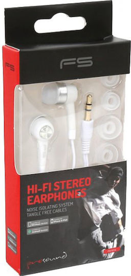 Omega Ακουστικά Ψείρες In Ear FH1016 Λευκά