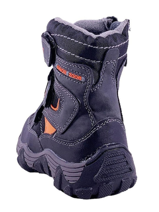Kinderstiefel mit Reißverschluss Schwarze