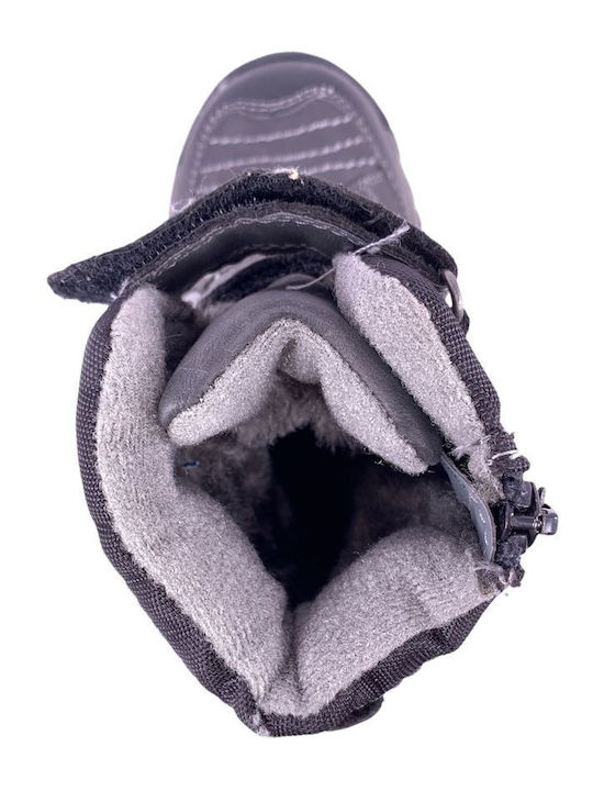 Kinderstiefel mit Reißverschluss Schwarze