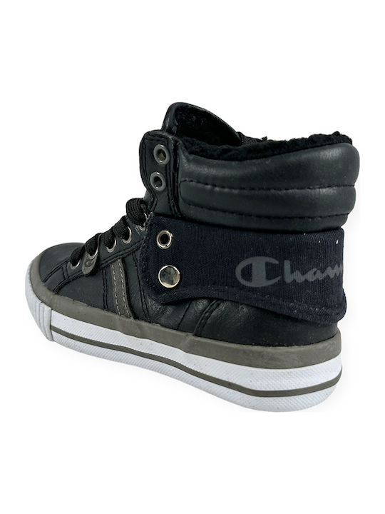 Kinder Sneakers Hoch Schwarz