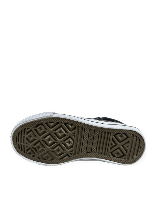 Kinder Sneakers Hoch Schwarz
