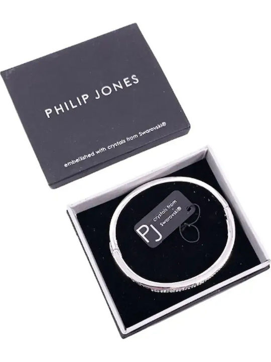 Philip Jones Дамска Сребърна Гривна 5.8см