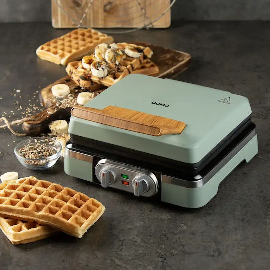 Domo Domo Waffeleisen Für Rechteckige Waffeln 2 Leistung 1520W