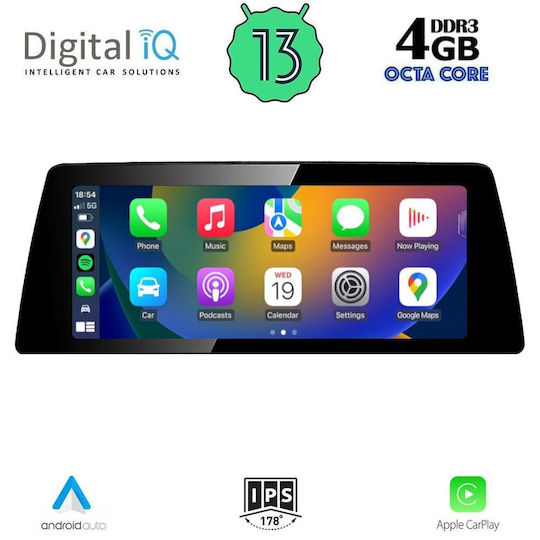 Digital IQ Car Audio System for BMW X3 (G01) 2018 (Bluetooth/USB/WiFi/GPS/Apple-Carplay/Android-Auto) with Touch Screen 10.25"
