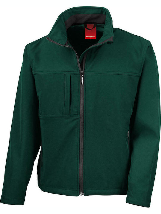 Herren Jacken Softshell Wasserdicht und Winddicht Grünes