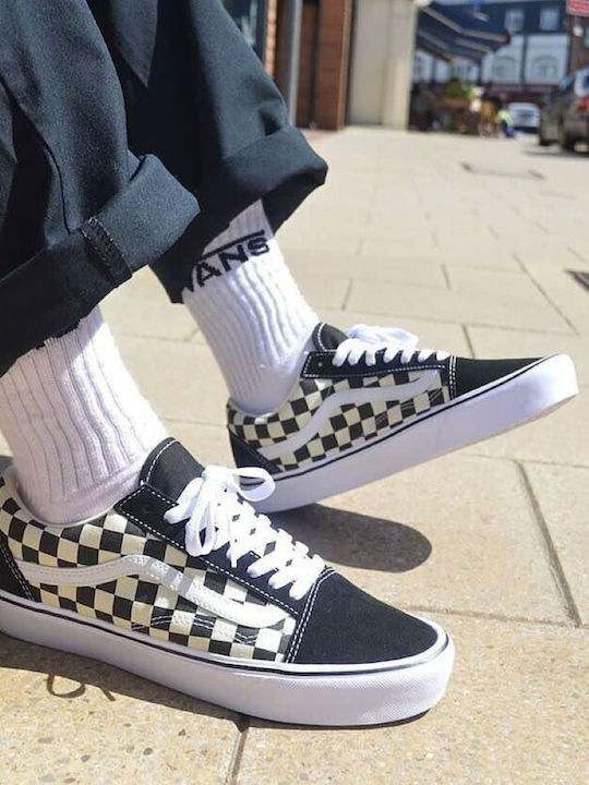 Primary Check Old Skool Sneakers Black / White