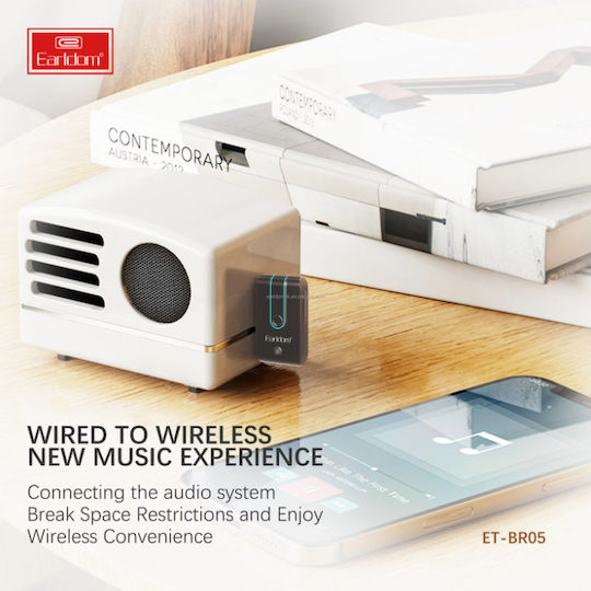 Earldom Et-br05 Bluetooth Car Kit V5.3 Aux 3.5mm Hands Free Stereo