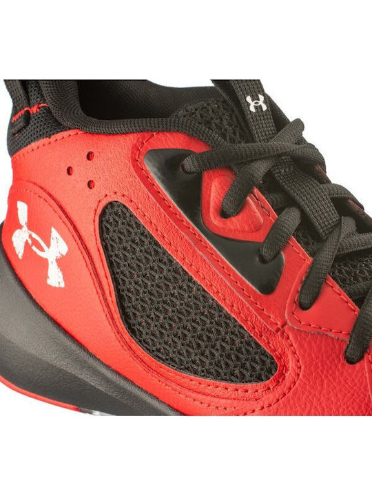 Lockdown 6 High Basketball Shoes Red / Black / White