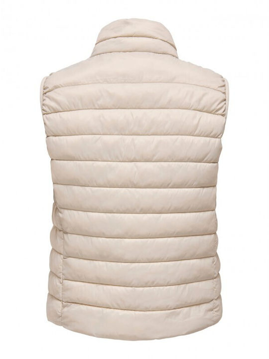 Γυναικείο Αμάνικο Puffer Μπουφάν Αδιάβροχο Pumice Stone