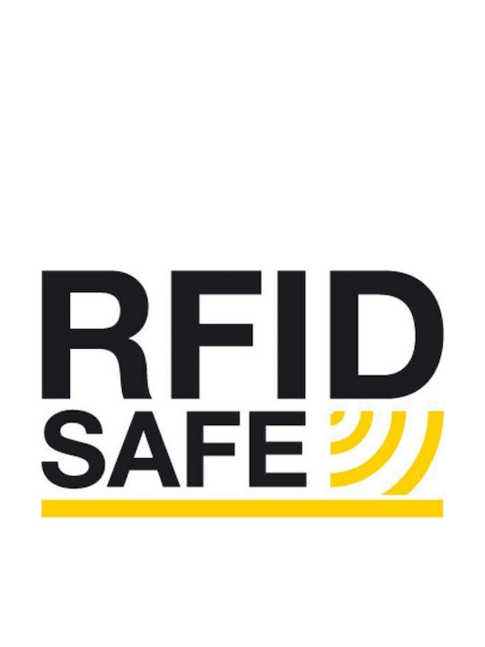 Кожен Мъжки Портфейл с RFID Черен