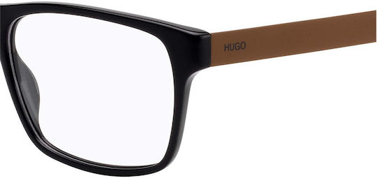 Boss Men's Black Prescription Eyeglass Frame 0203 7le