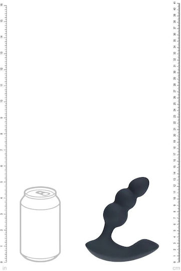 Shots Vibrator Anal Cu Funcție Fără Fir Negru