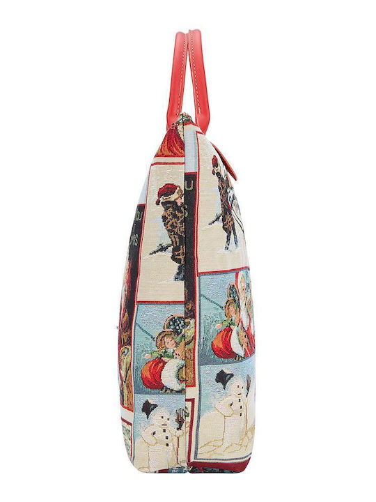 Signare Τσάντα Shopping Πτυσσόμενη Christmas Santa