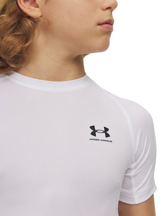 Kids Top White Heatgear