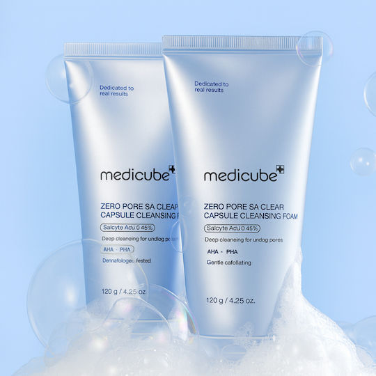 Medicube Zero Pore SA Clear Foam Cleansing Face for Acne-Prone Skin 120gr