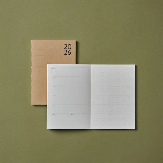 Paper Republic Pocket Planner 2026 Weekly N Notes 95x140mm
