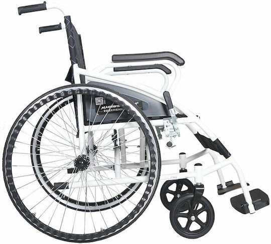 Maidesite Rollstuhl Klappbar Gray