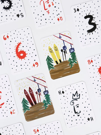 Set Kartenspiele Rhea Kalo Skis Zwei-Pack Spielkarten
