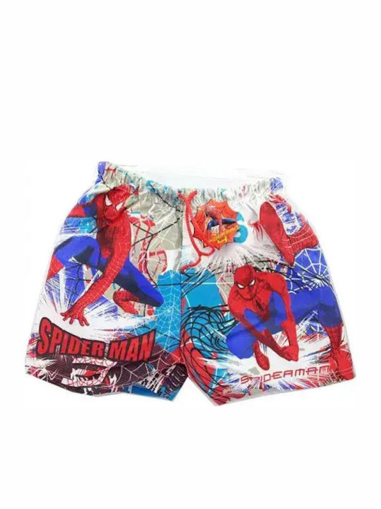 Spiderman Kids Swimwear Swim Shorts Red