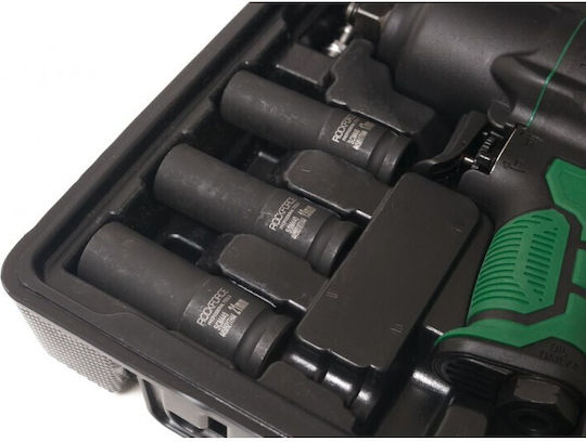Пневматичен Ударен Ключ Къс Вретено 1450 Nm 1/2″ Rockforce Гедоре Куфар