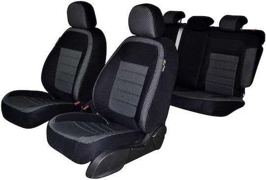 Set De Huse Pentru Scaune Umbrella Renault Captur 2013-2020 Bancă Fractionată Spate În Formă De L Tetieră