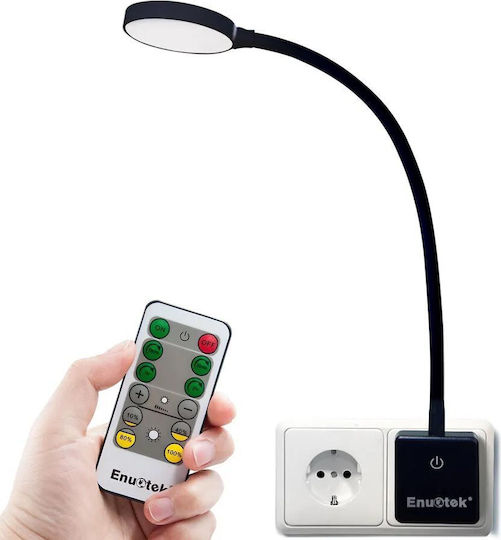 Flexible LED Lamp Enuotek *5453106 8865-48 4W 350lm 4000K Fernbedienung Dimmbar Wasserdicht Ip20 Stahl Kunststoff Schwarz Ø 7,5 x 48,5 cm Flexible LED Lamp Enuotek *5453106 8865-48 4W 350lm 4000K Fernbedienung Dimmbar Wasserdicht Ip20 Stahl Kunststoff Schwarz Ø 7,5 x 48,5 cm