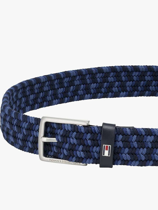 Tommy Hilfiger Ζώνη Woven Webbing Belt Ka0ka00003-dw6 Μπλε Σκούρο Αγόρι