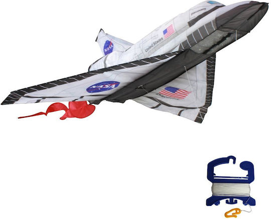 WindNSun 3D Kite 3d spaceship Fabric with Twine & Storage Bag 104x112cm 1pcs