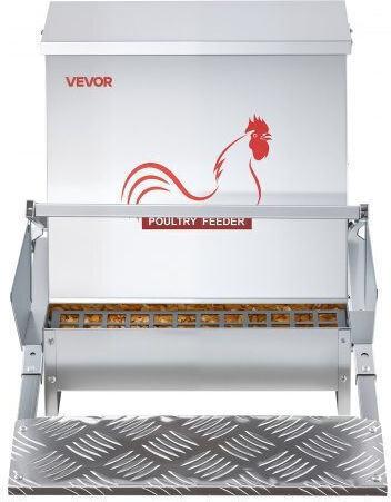 Vevor Automatic Metal Feeder for Chickens and Poultry with Capacity 18.14kg