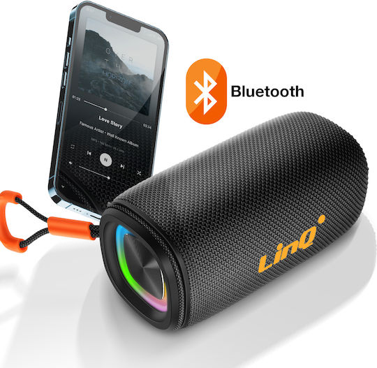 LinQ PK6827 Bluetooth-Lautsprecher 8W mit Akkulaufzeit bis zu 6 Stunden Schwarz