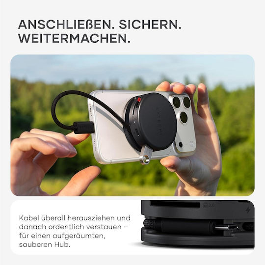 Satechi OntheGo USB-C Docking Station με HDMI 4K PD Ethernet Μαύρο