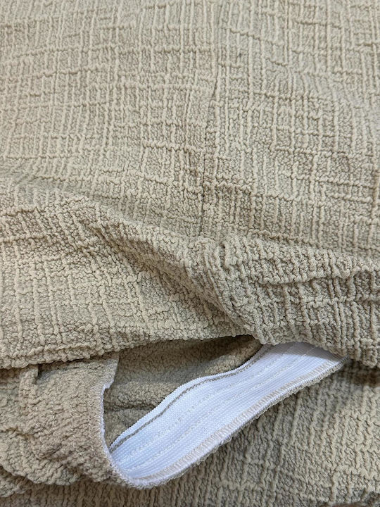 Linea Home Elastic Cover for Two Seater Sofa Gold 1pcs LH2020840