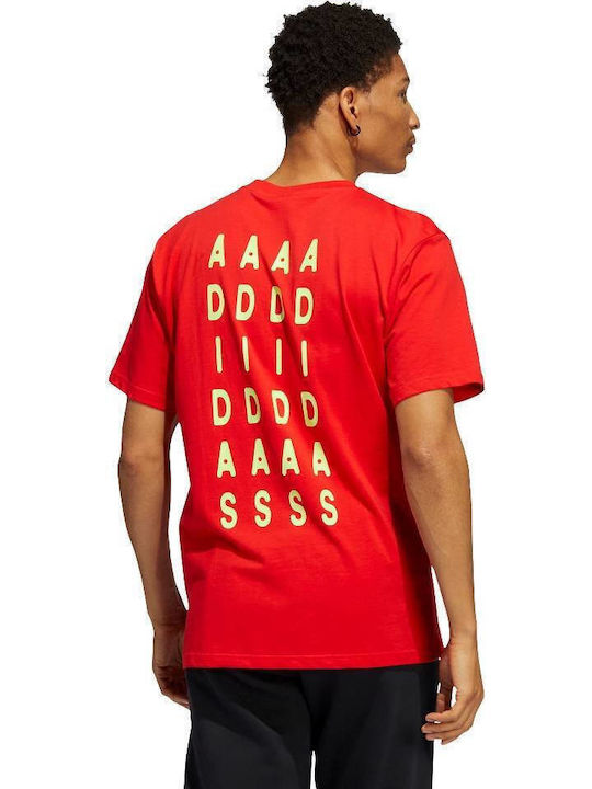 adidas Trefoil Forever T-shirt Κόκκινο