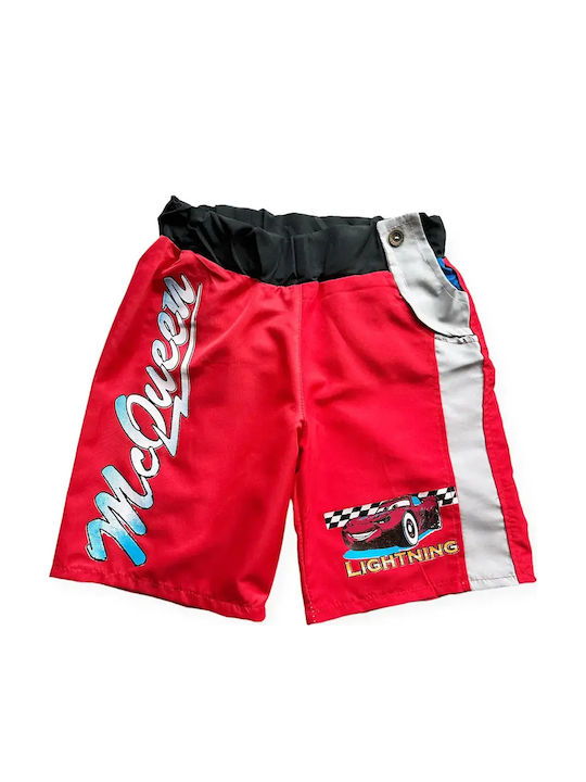 Kinder-Shorts/Bermudas Stoff Cars Red