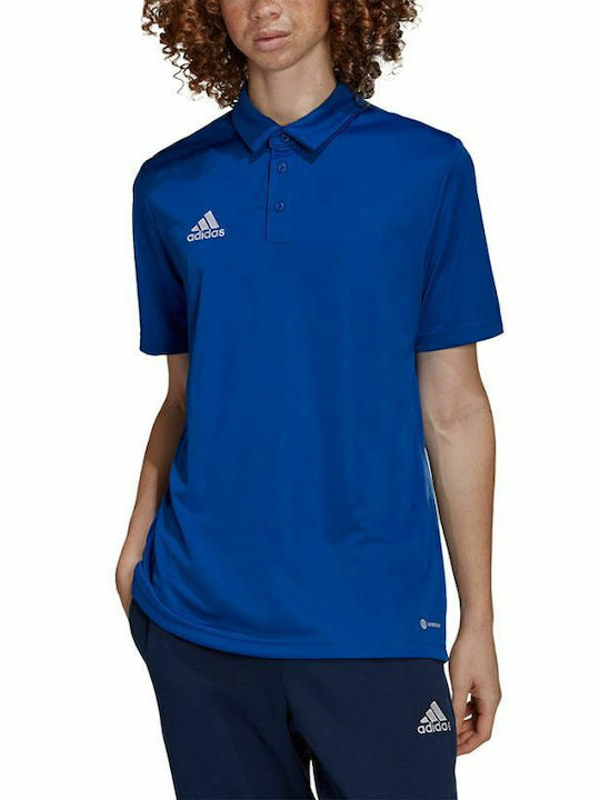 Entrada 22 Aeroready Polo Sportliches T-Shirt Blau