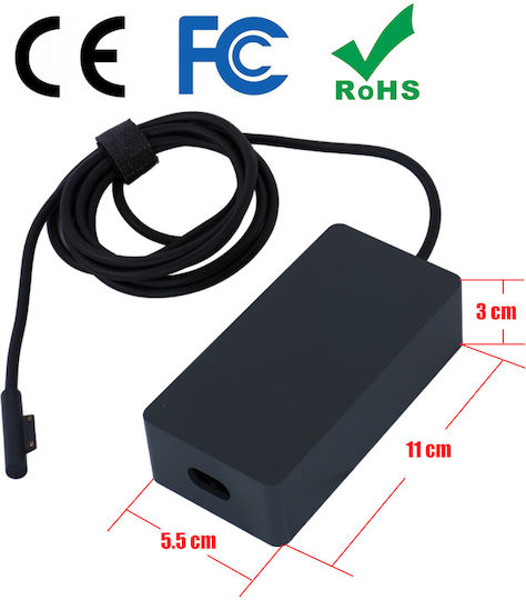 Surface Pro X Laptop Charger 102W 5V 1.5A for Microsoft Bulk