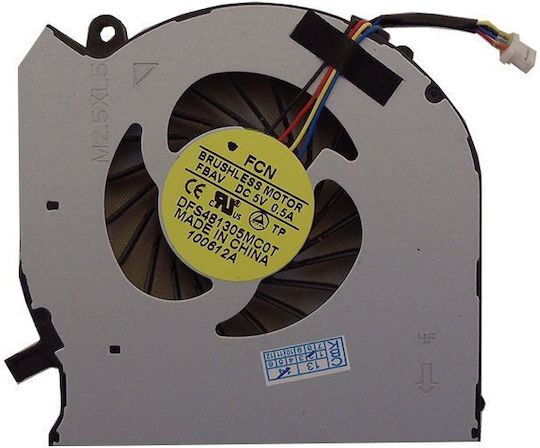 Laptop CPU Cooling Fan for HP Pavilion DV6-7050EZ DV6-7201EG DV6-7000 DV6 DV7-7000 DV7 MF75090V1-C100-S9A M7-1000 M7-1015DX 4pin Sunon Code 80026