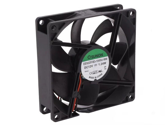 Ανεμιστήρας 12v Dc 92x92x25 1.3w Sunon
