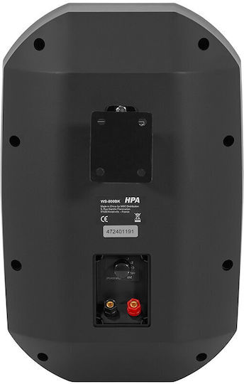 Master Audio Παθητικά Επιτοίχια Ηχεία (Ζεύγος) Μαύρα