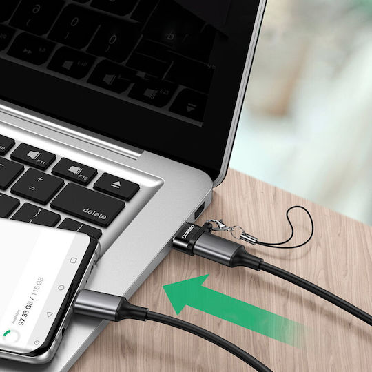 Ugreen Ugr50568 Konverter USB-C / USB-A männlich zu USB-C / USB-A weiblich 1Stück