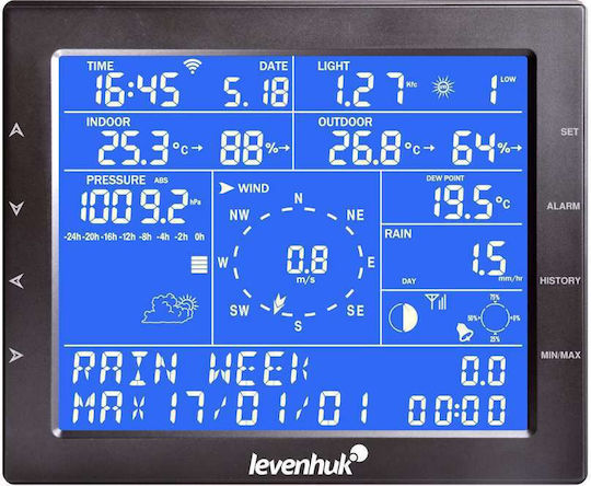 Levenhuk Wezzer Pro 82930 Drahtlos Wetterstation Digital Tischplatte Levenhuk Wezzer Pro 82930 Drahtlos Wetterstation Digital Tischplatte