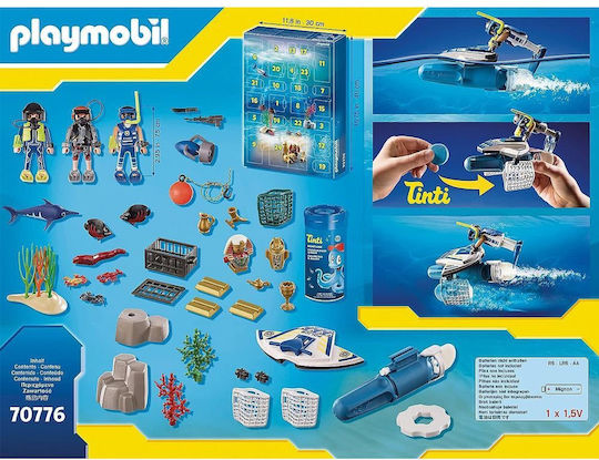Playmobil Фигури Police Diving Mission за 1,5+ години години