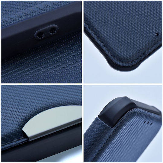 Razor Book Piele artificială / Silicon Albastru (iPhone 17 Pro Max)