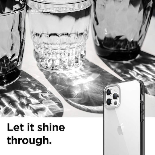 Elago Umschlag Rückseite Silikon Transparent (iPhone 2020, elago)